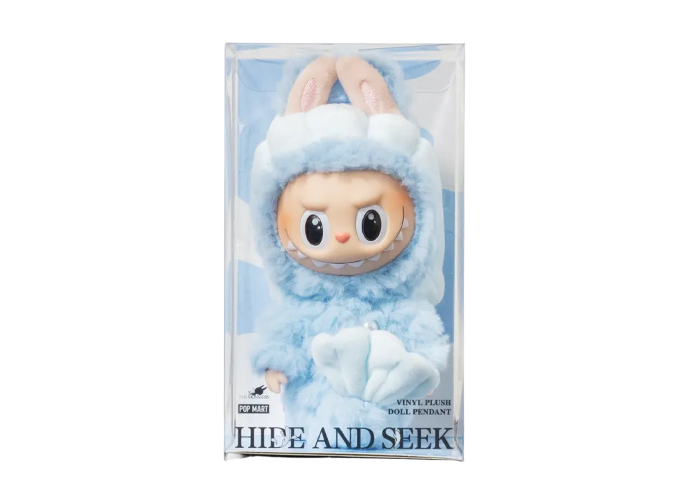 POP MART LABUBU HIDE AND SEEK IN SINGAPORE SERIES-Vinyl Plush Doll Pendant