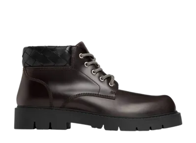 Bottega Veneta Haddock Cropped Boot "Fondente/Black"