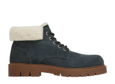 Bottega Veneta Haddock Cropped Boot "Ardoise/Popcorn"