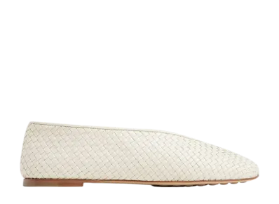 Bottega Veneta Women's Rosa Ballerina "Sea Salt"