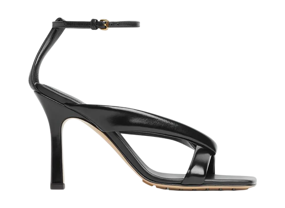 ボッテガヴェネタ ウィメンズ リーヴァ ストラップ サンダル "ブラック"