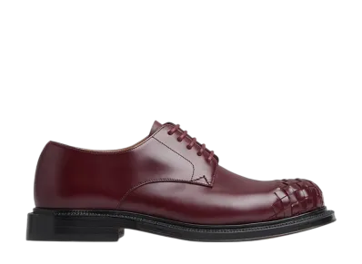 Bottega Veneta Women's James Lace-Up Shoe "Barolo"