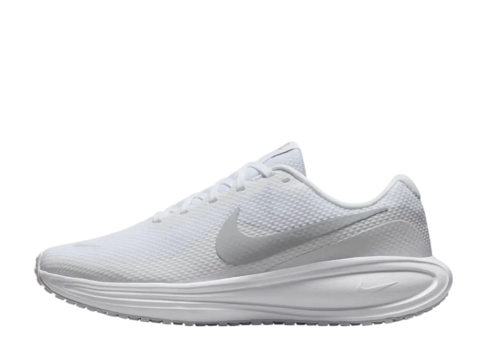 ナイキ ウィメンズ レボリューション8 "ホワイト/ピュアプラチナム" (エクストラワイド)