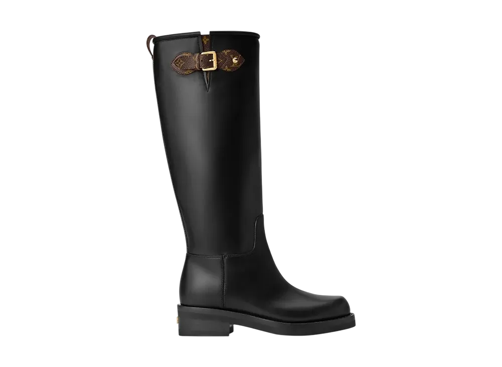 ルイヴィトン ウィメンズ LV バイカー ブーツ "ブラック"