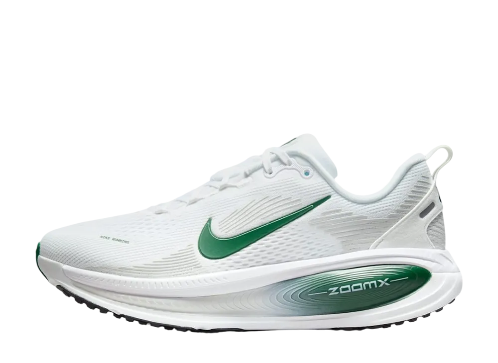 ナイキ ウィメンズ ボメロ18 "ホワイト/フォトンダスト/メタリックシルバー/ゴージグリーン"