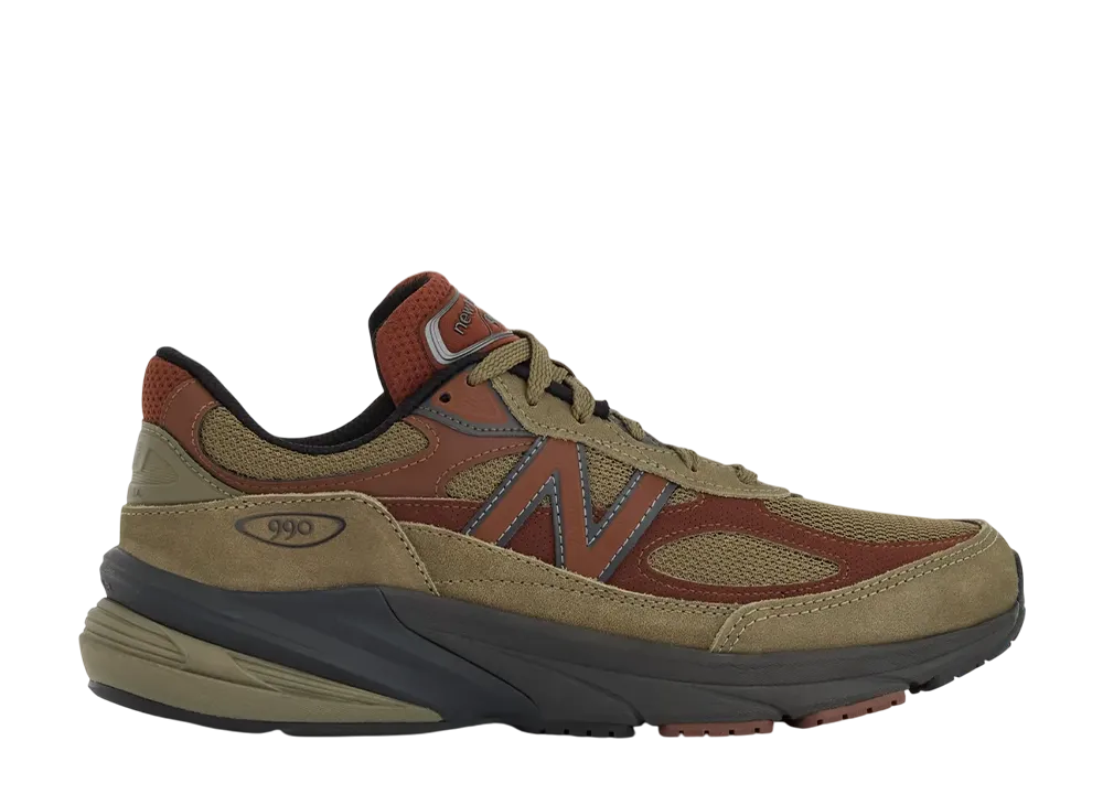 New Balance 990V6 "Dark Camo/Rich Oak/Black Cement"
