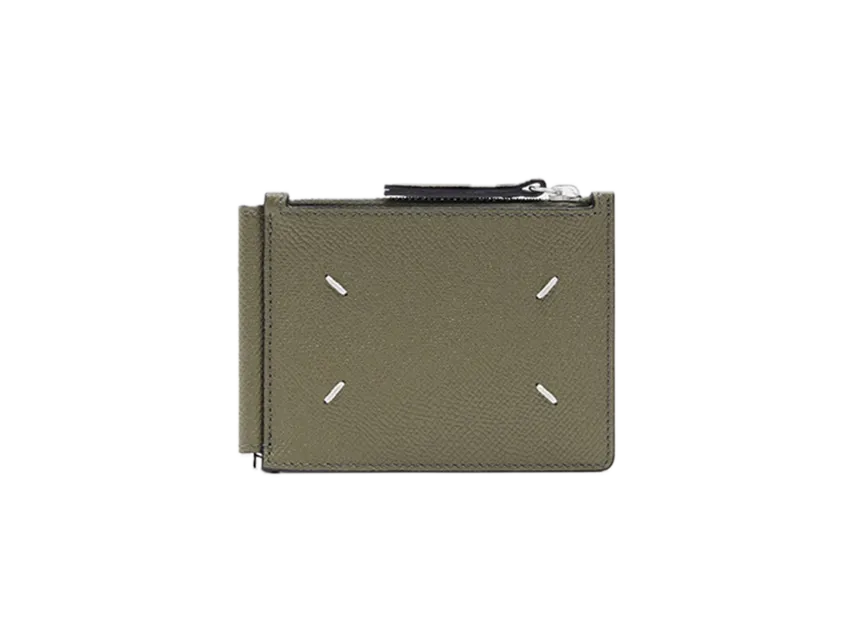 Maison Margiela 4 Stitch Money Clip Wallet "Khaki"