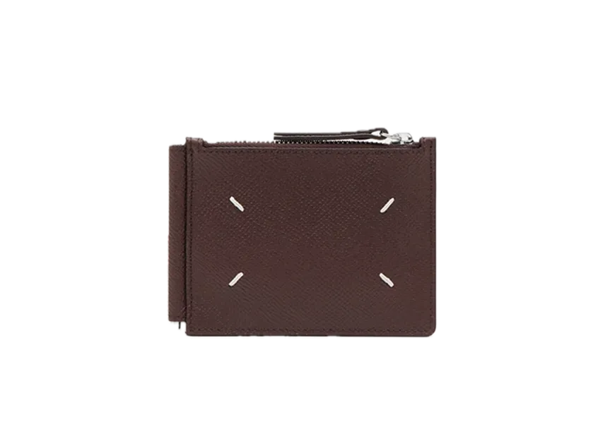 Maison Margiela 4 Stitch Money Clip Wallet "Macassar"