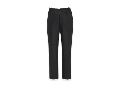 Maison Margiela Felted Wool Straight Leg Trousers "Black"