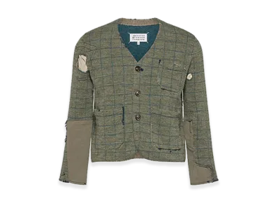 Maison Margiela Wool Cardigan "Military Green"