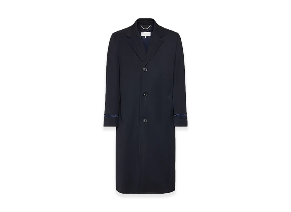 Maison Margiela Wool Coat "Dark Blue"