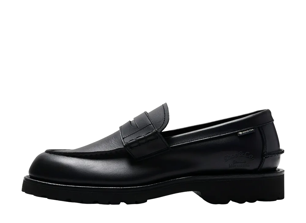 リーガルシューアンドカンパニー ビーフロールローファー ゴアテックス "ブラック"