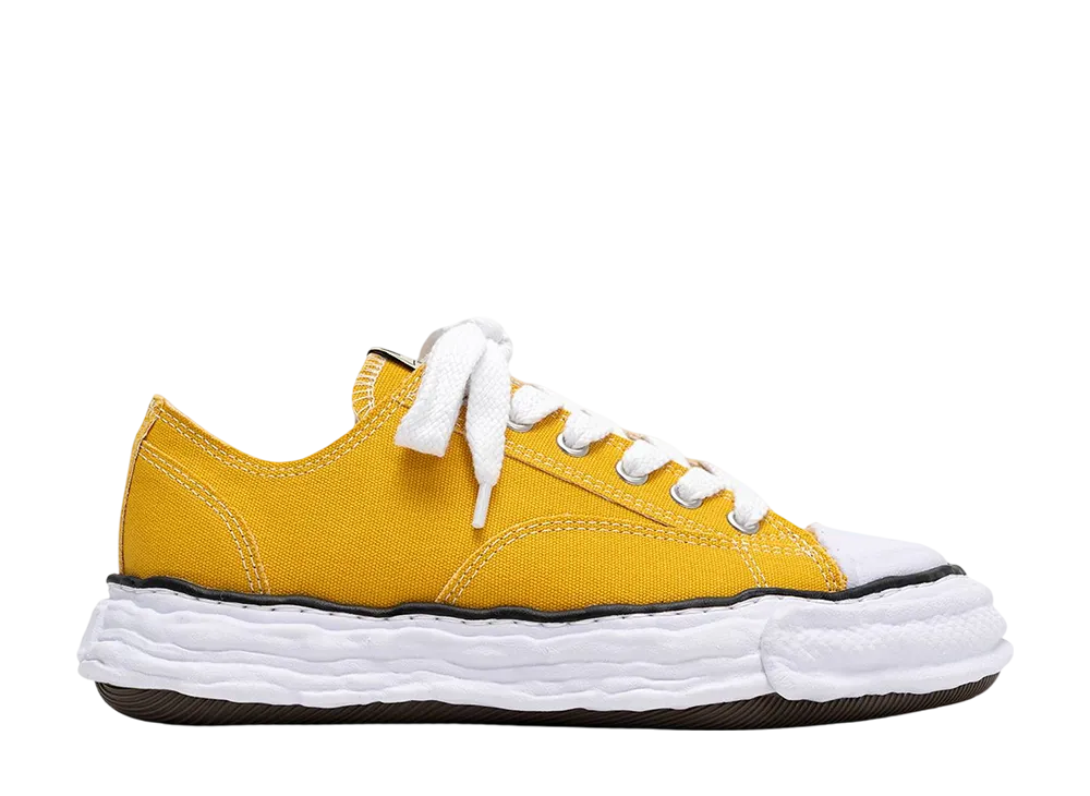 メゾンミハラヤスヒロ ピーターソン23 オリジナルソール キャンバスローカットスニーカー "イエロー" (A11FW702)