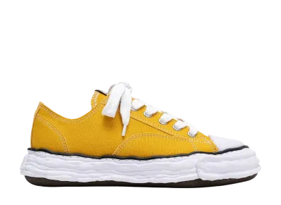 Maison MIHARA YASUHIRO PETERSON23 OG Sole Canvas Low-top Sneaker "Yellow"