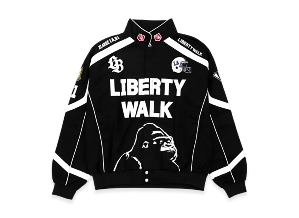 XLARGE x LIBERTY WALK Walk Racing Jacket "Black"