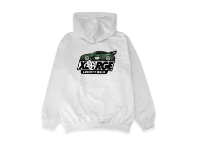 XLARGE x LIBERTY WALK Hooded Sweatshirts "White"