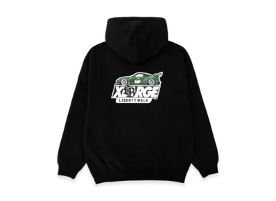 XLARGE x LIBERTY WALK Hooded Sweatshirts "Black"