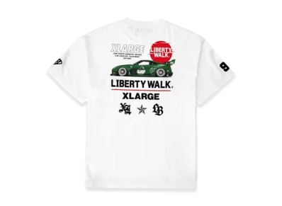 XLARGE x LIBERTY WALK S/S Tee "White"