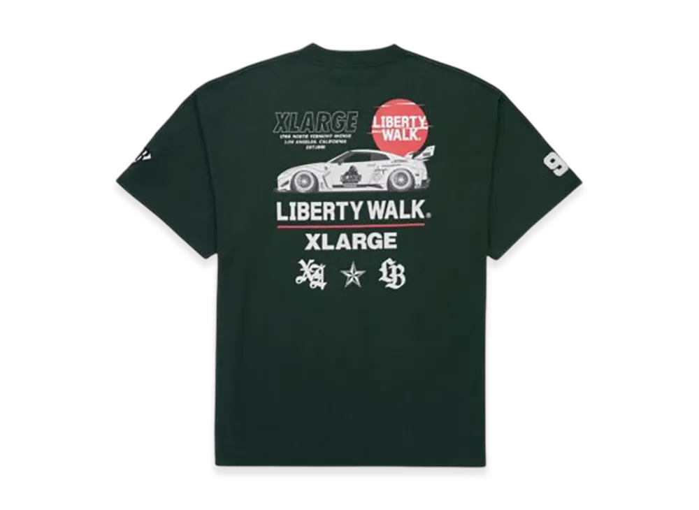 XLARGE x LIBERTY WALK S/S Tee "Green"