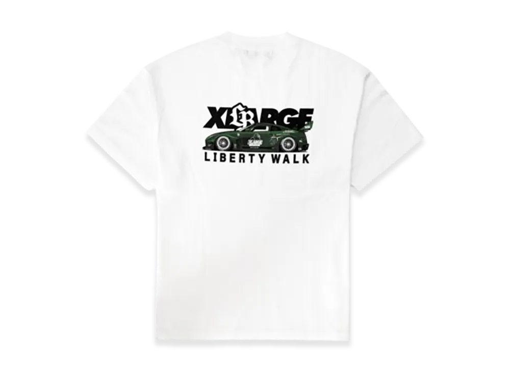 XLARGE x LIBERTY WALK Mix Logo S/S Tee "White"