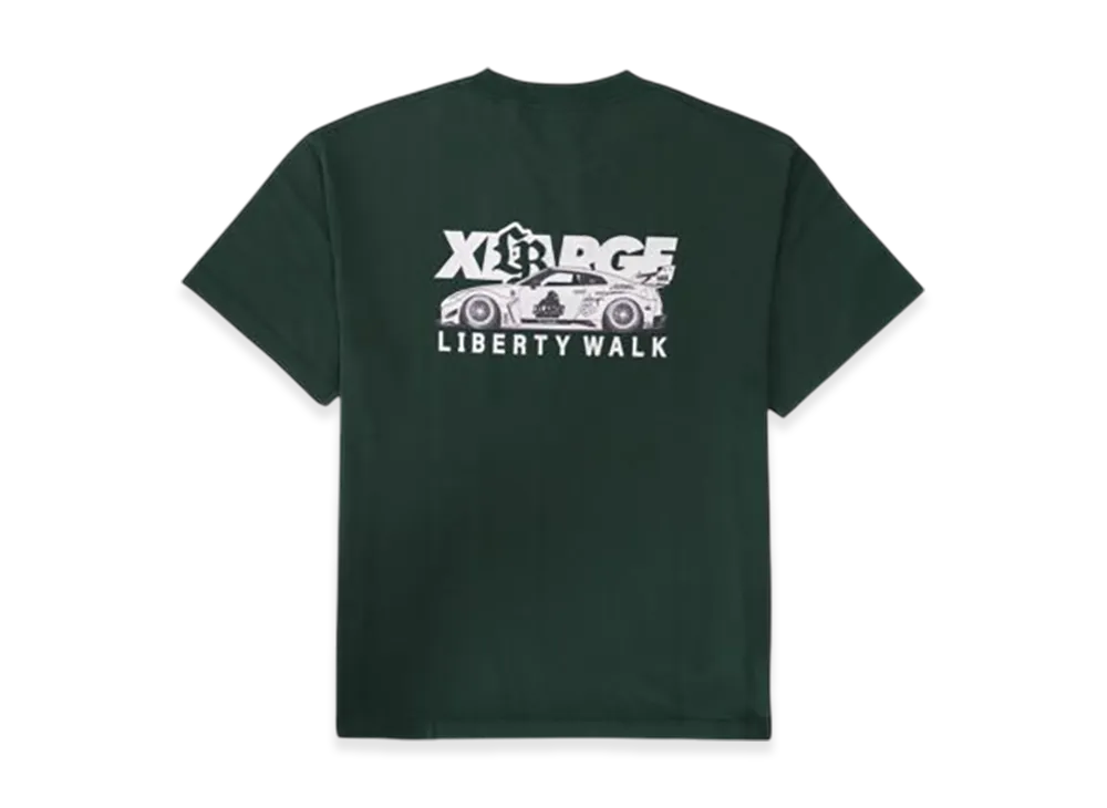 XLARGE x LIBERTY WALK Mix Logo S/S Tee "Green"
