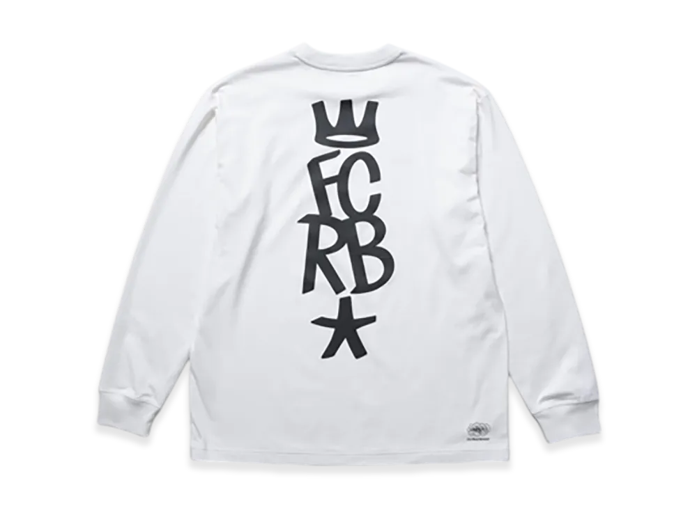 F.C.Real Bristol x Eric Haze Emblem L/S Tee "White"
