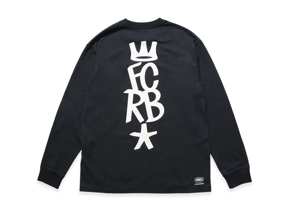 F.C.Real Bristol x Eric Haze Emblem L/S Tee "Black"