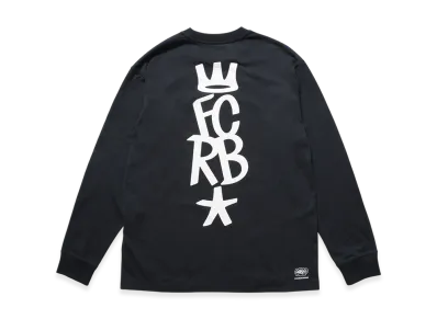 F.C.Real Bristol x Eric Haze Emblem L/S Tee "Black"