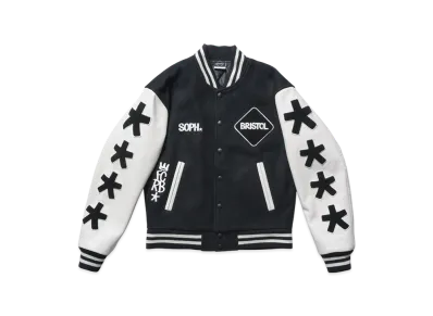 F.C.Real Bristol x Eric Haze For Kids Varsity Jacket "Black"