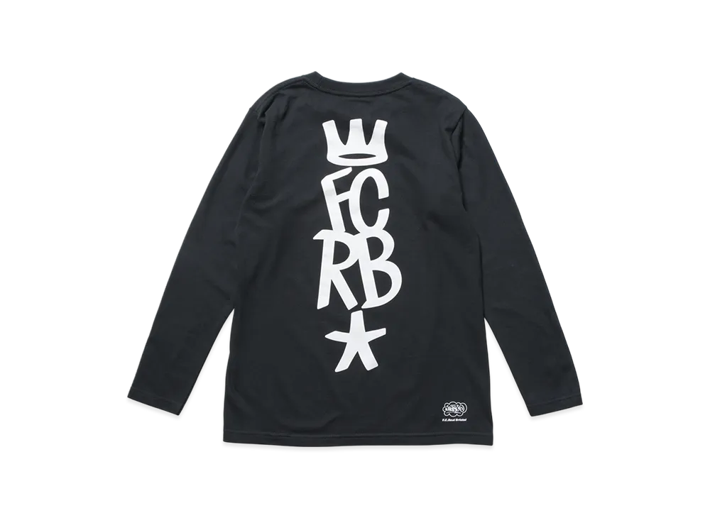 F.C.Real Bristol x Eric Haze For Kids Emblem L/S Tee "Black"