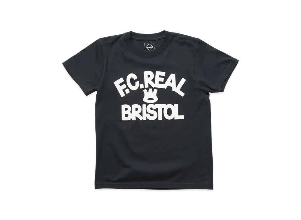 F.C.Real Bristol x Eric Haze For Kids Crown Tee "Black"