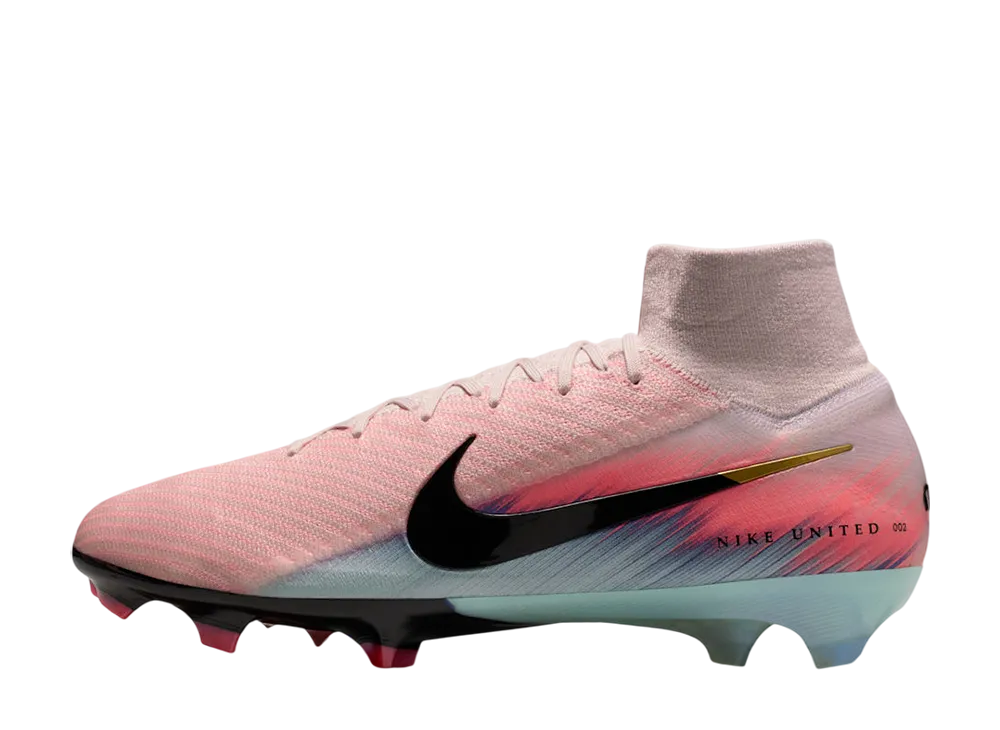 ナイキ ユニテッド マーキュリアル スーパーフライ10 エリート "シルトレッド/レーサーブルー"