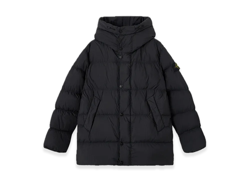 Stone Island 4100012 Crinkle Reps Ny Recycled Nylon "Black"