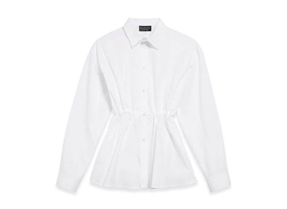 BALENCIAGA Women's Hourglass Shirt "White"