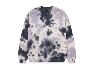 HUF WINTER 25 Tie Dye 89 Logo Crewneck Sweatshirt "Navy"
