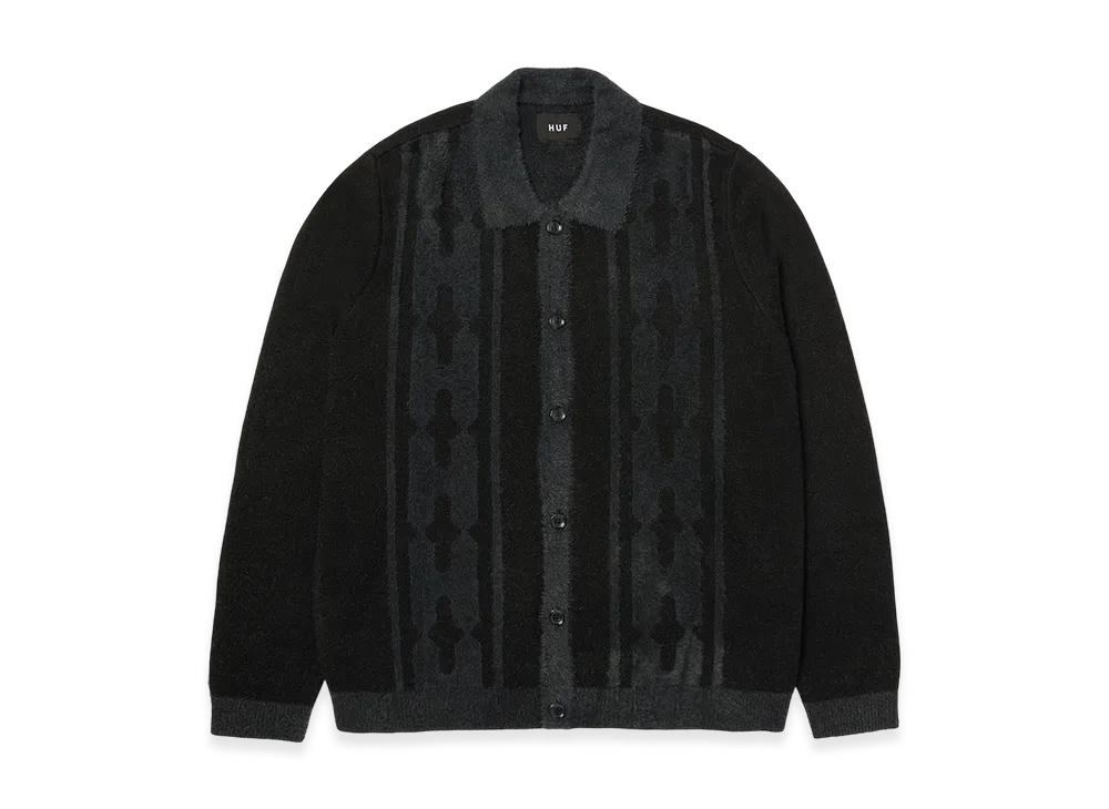 HUF WINTER 25 Patterson Sweater "Black"