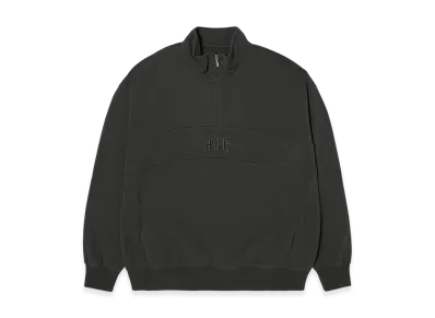 HUF WINTER 25 Arch Enzyme 1/4 Zip Fleece "Vintage Black"