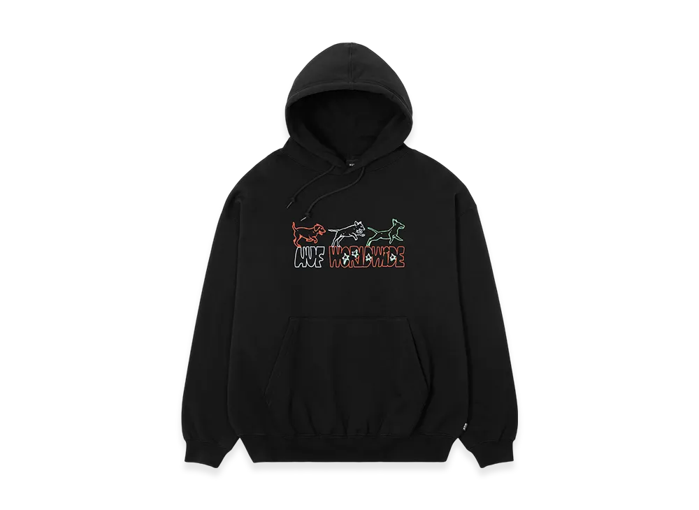 HUF WINTER 25 Fetch Hoodie "Black"