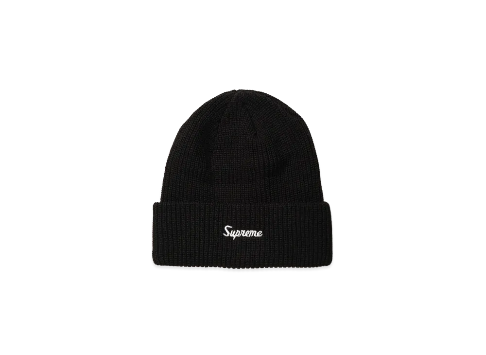 Supreme Loose Gauge Beanie (25FW) "Black"