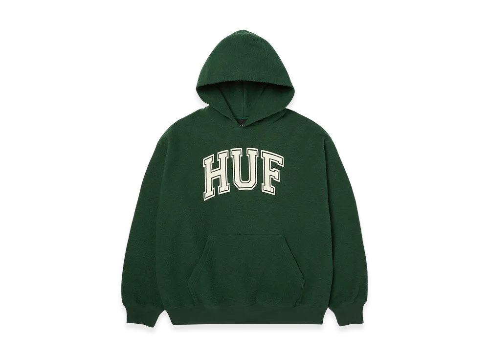 HUF WINTER 25 Cracked Arch Reverse Hoodie "Forest Green"