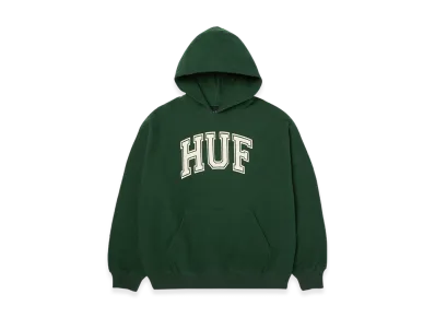 HUF WINTER 25 Cracked Arch Reverse Hoodie "Forest Green"