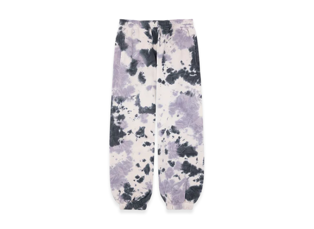 HUF WINTER 25 Tie Dye 89 Logo Fleece Pant "Navy"