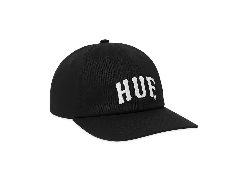 HUF WINTER 25 Arch 6 Panel CV Snapback "Black"