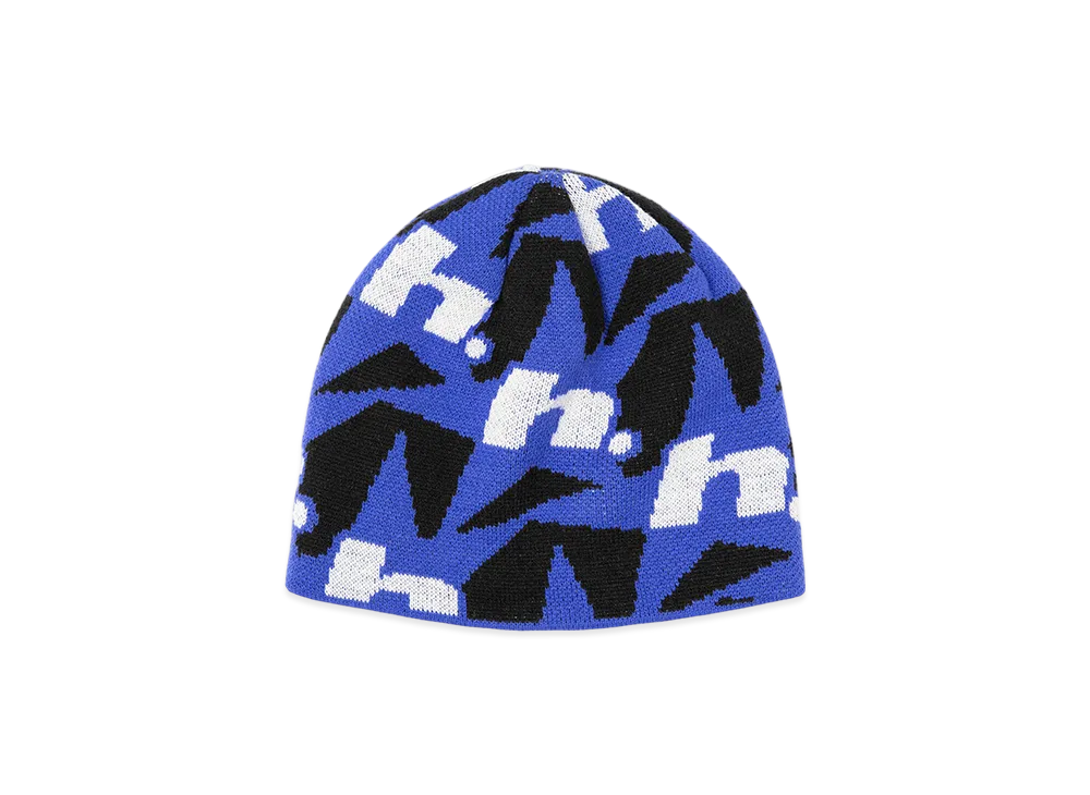 HUF WINTER 25 H Star Repeat Skull Beanie "Royal Blue"