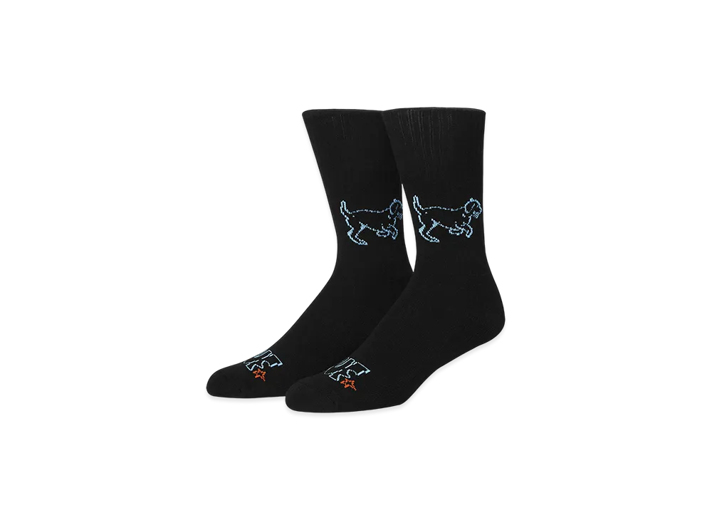 HUF WINTER 25 Fetch Crew Socks "Black"