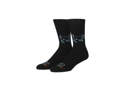 HUF WINTER 25 Fetch Crew Socks "Black"