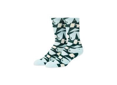 HUF WINTER 25 H Star Repeat Socks "Ice Blue"