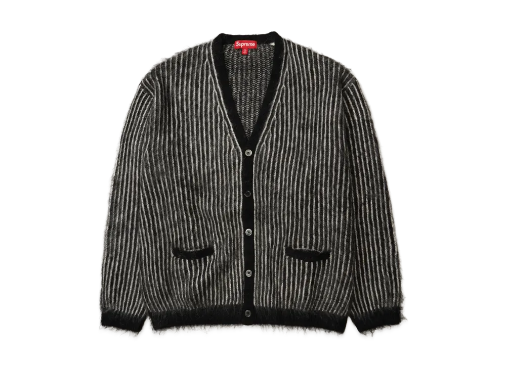 Supreme 2-Tone Mohair Cardigan 