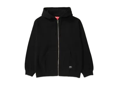 Supreme Hooded Zip Up Thermal "Black"