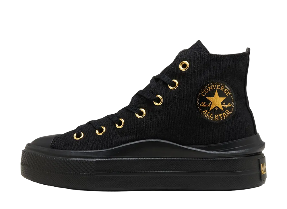 Converse Women's All Star Light PLTS 2 GP Z Hi "Black" (ABC-MART Exclusive)